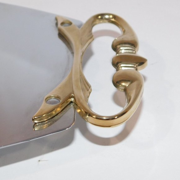 Vintage Kromex 14.5" Chrome Serving Tray - Picture 3 of 6